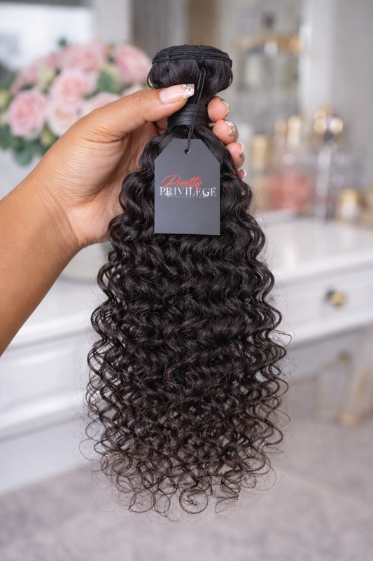 100% Raw Indian Curly – 1 Single Bundle